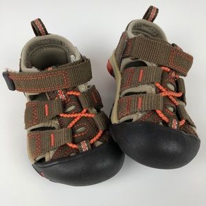 Keen Baby / Toddler Hiking Sandals Brown Velcro